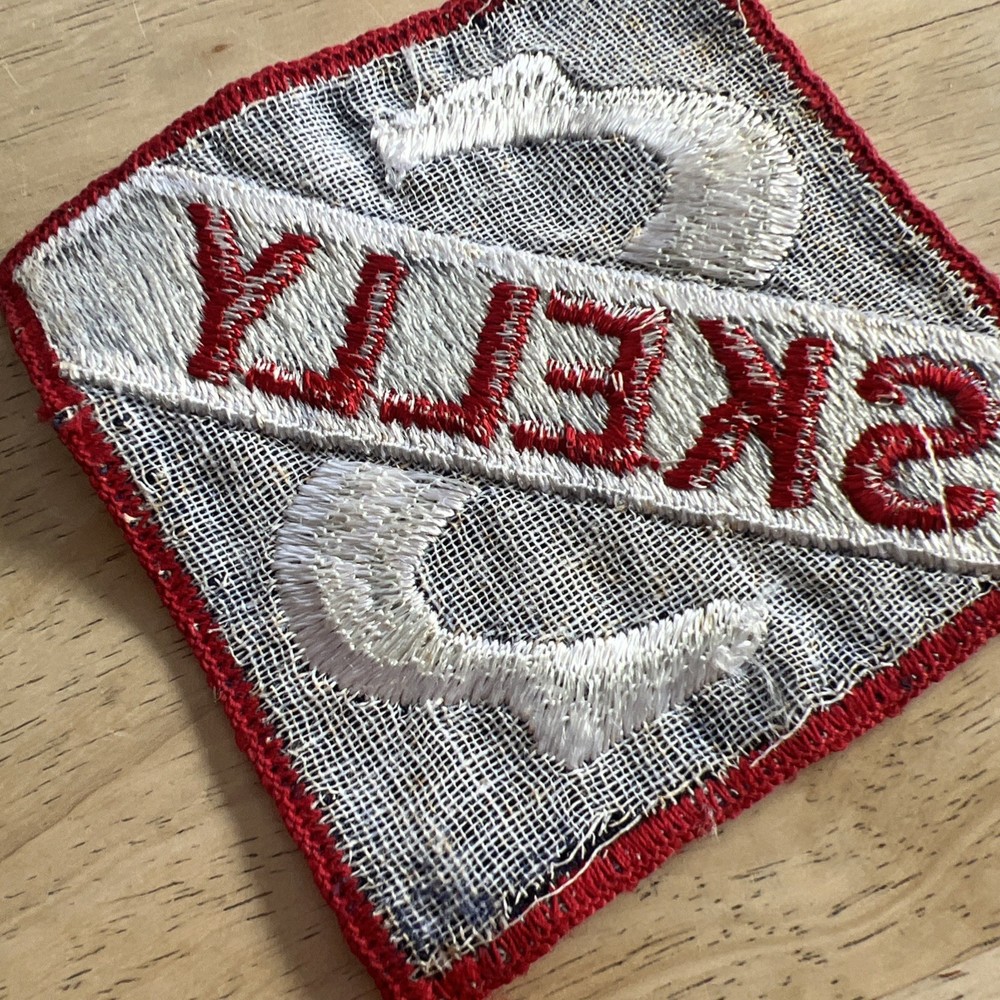 Vintage Skelly Gas Patch. Embroidered Uniform Patch.
