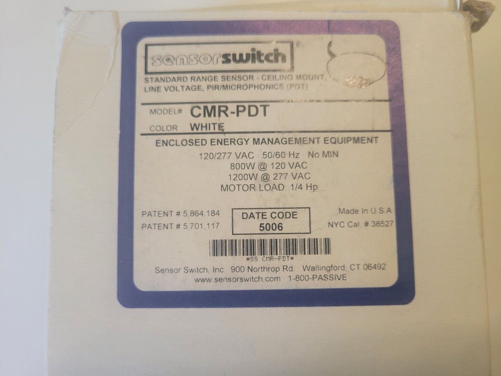 SENSOR SWITCH CMR PDT 9 new - older stock