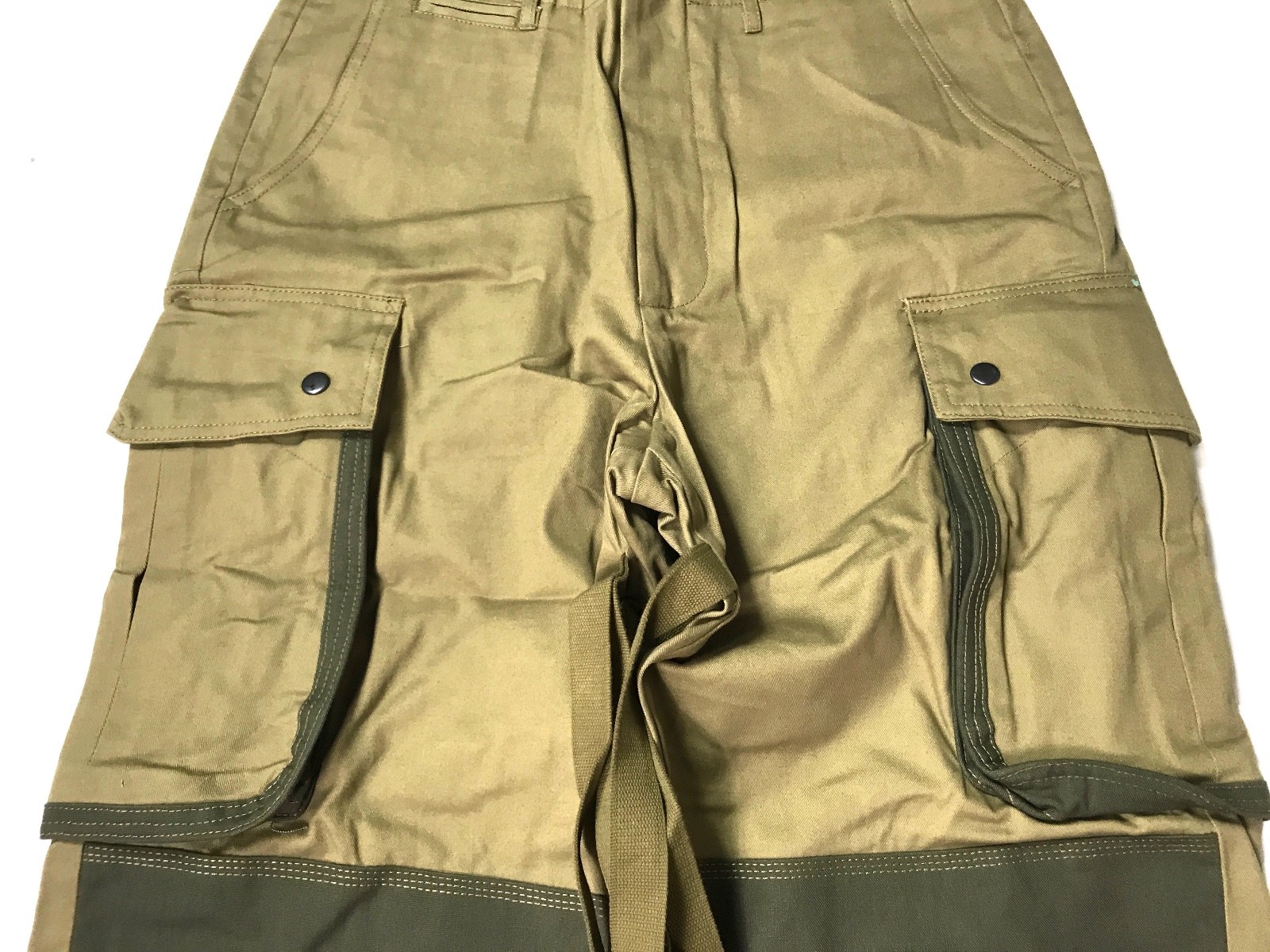 WWII US AIRBORNE PARATROOPER M42 REINFORCED JUMP TROUSERS-LARGE
