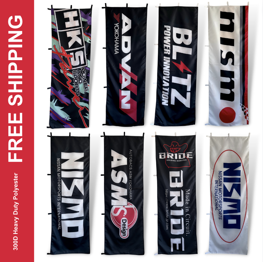 DISCOUNTED PREMIUM JDM NOBORI FLAGS