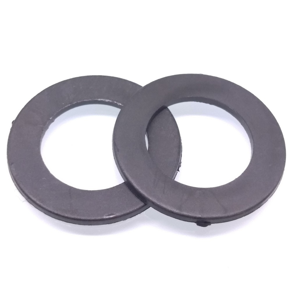 500pcs M12 Black Nylon Flat Washers