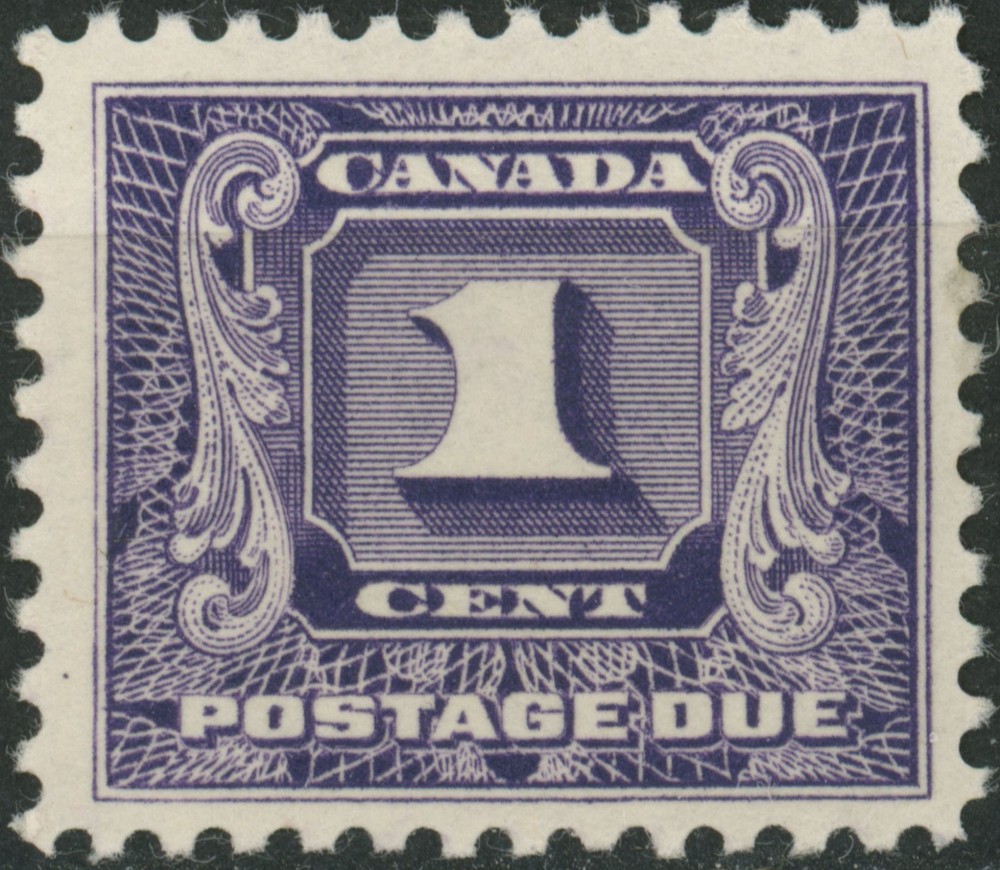 Canada 1930 J6 1c violet, postage due, "second issue", MNH