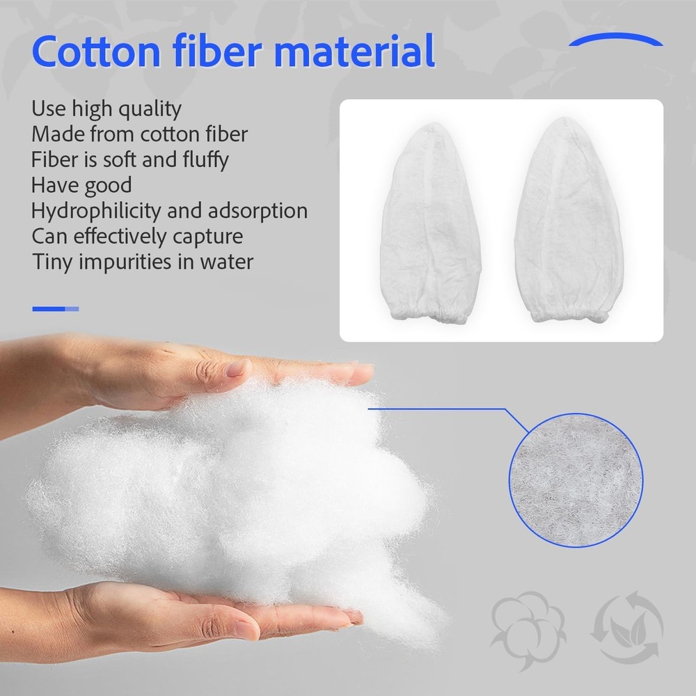 Replacement Vacuum Filter Cotton for Pool Blaster (3 Pack)