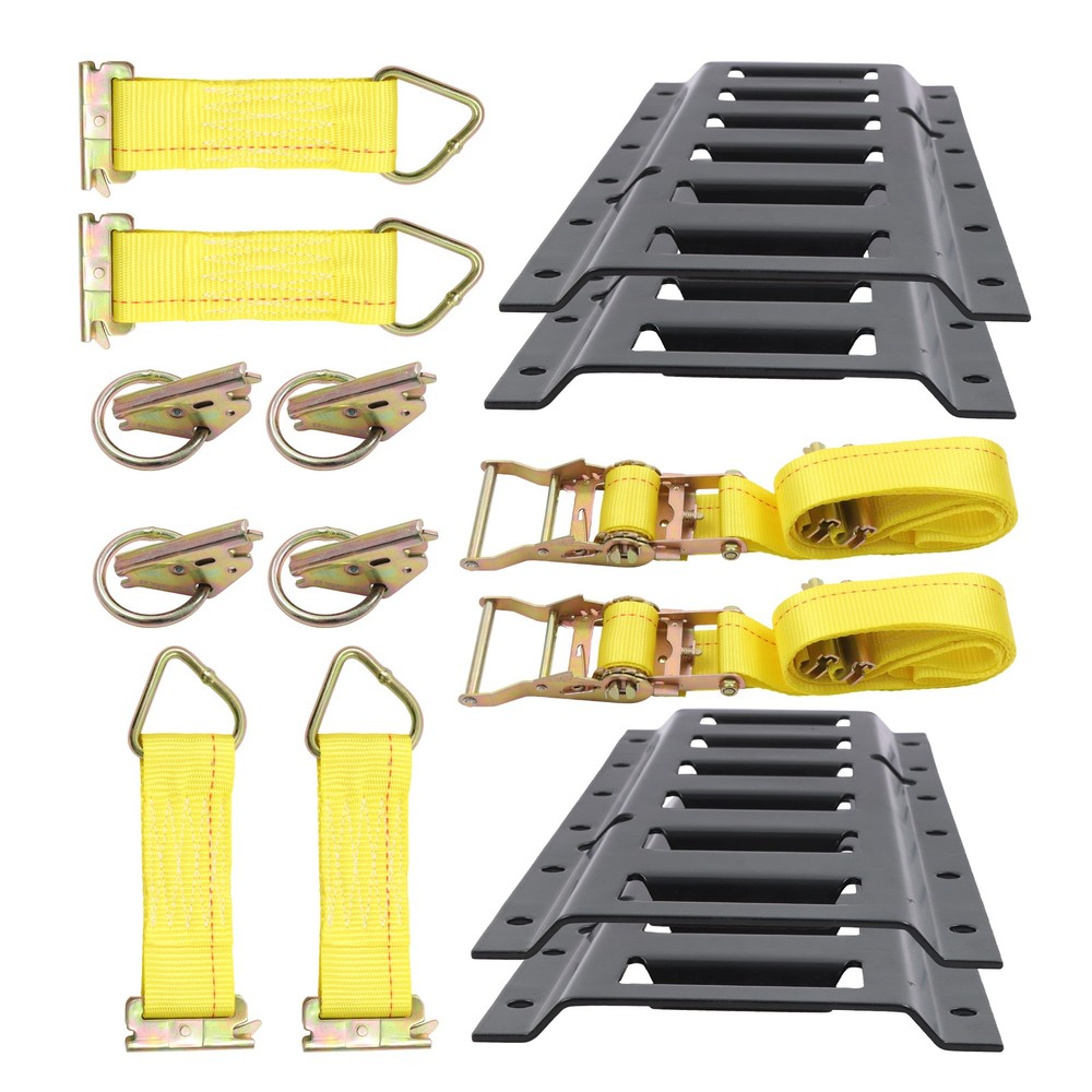 LABLT Horizontal 1' E -Track Rail Tie Down Enclosed Trailers Durable For Trucks