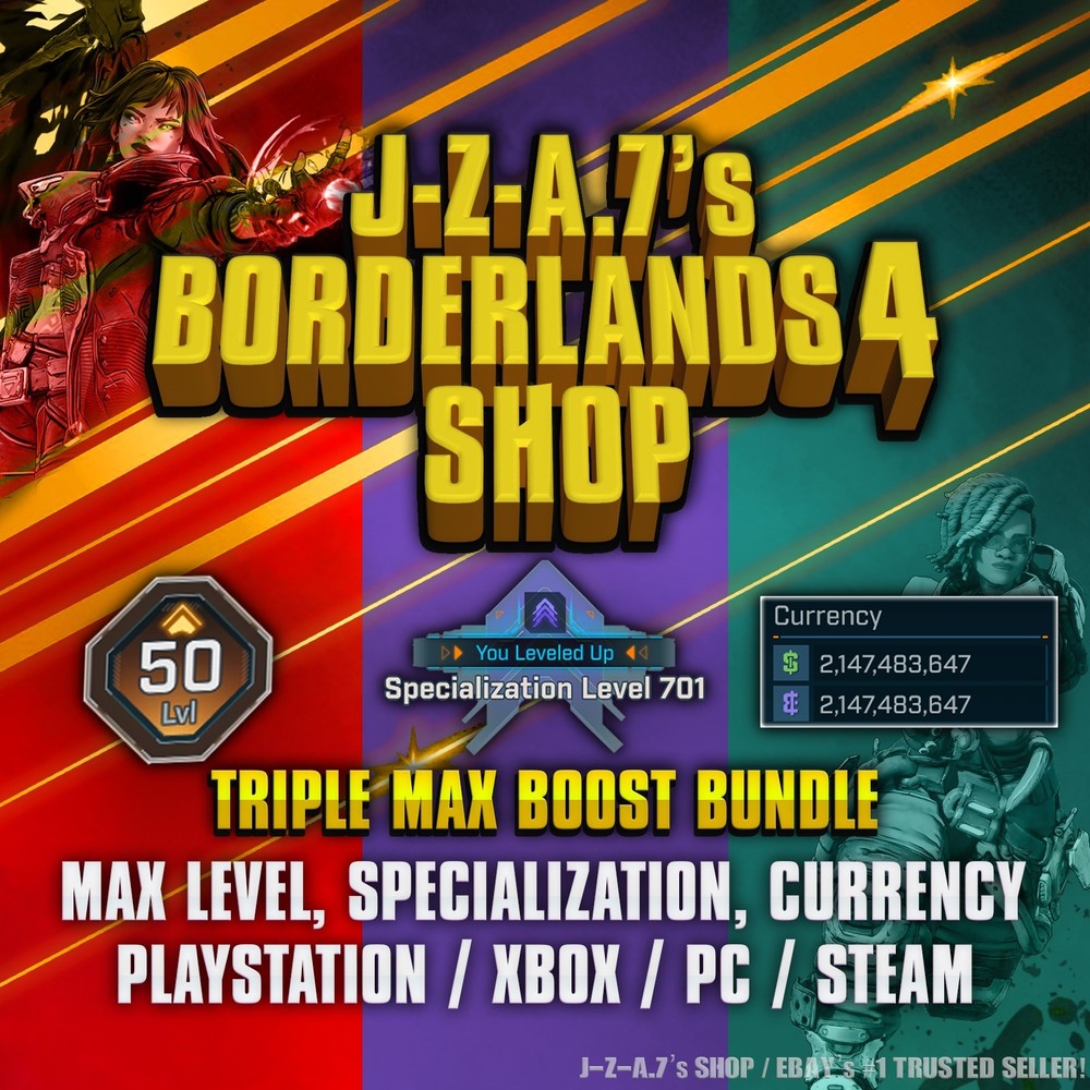 Borderlands 4✨ MAX LEVEL, MONEY AND SPECIALIZATION BUNDLE BL4 ✅PC-PS-XBOX✨