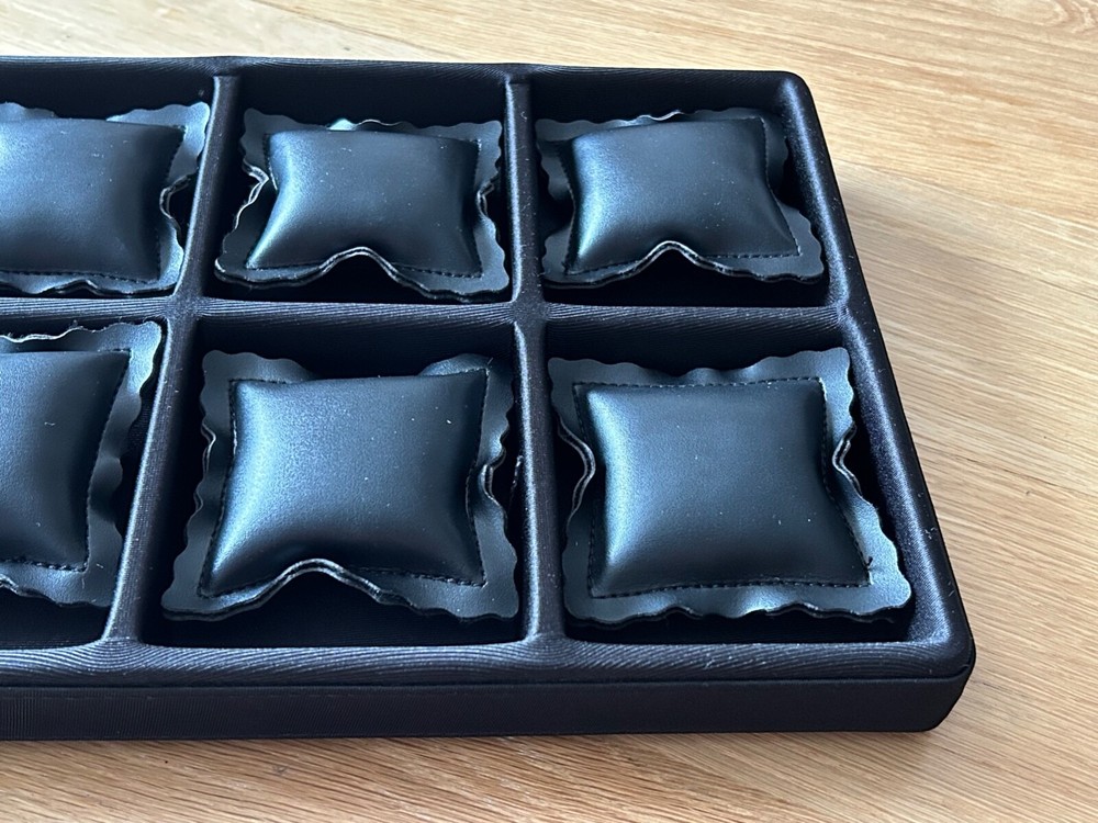 Display Tray Stand For Bracelets - Black
