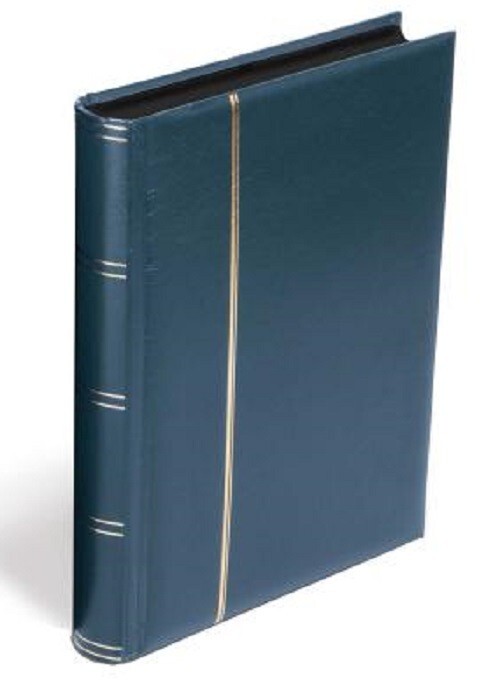 1 Comfort Stockbook 9x12 64 Black Pages Album Lighthouse 2 Pockets Letters & FDC