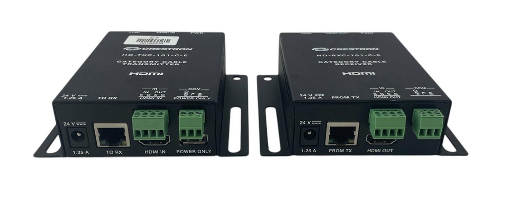 Crestron HD-TXC-101-C-E Transmitter HD-RXC-101-C-E Receiver Category Cable Combo