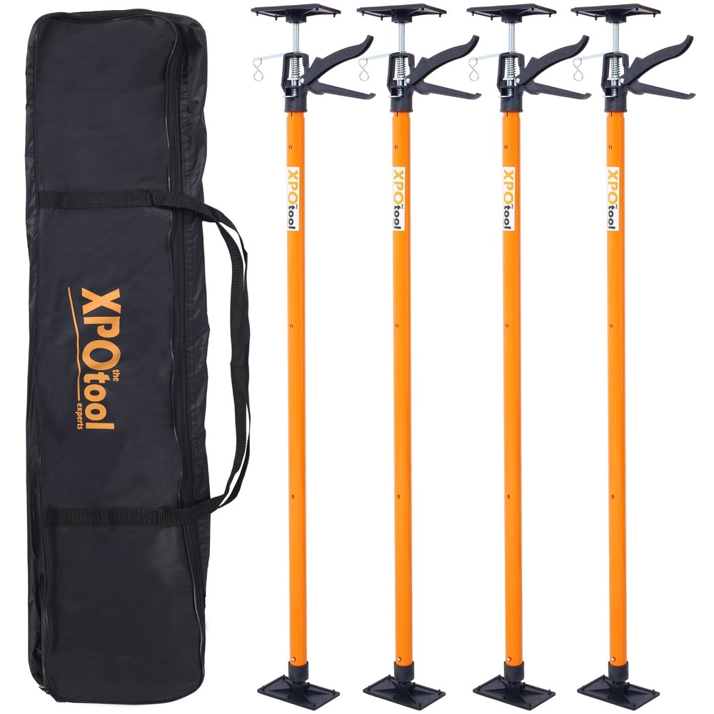 4Pack Adjustable Support Pole,Steel 3rd Hand Support System with carry bag