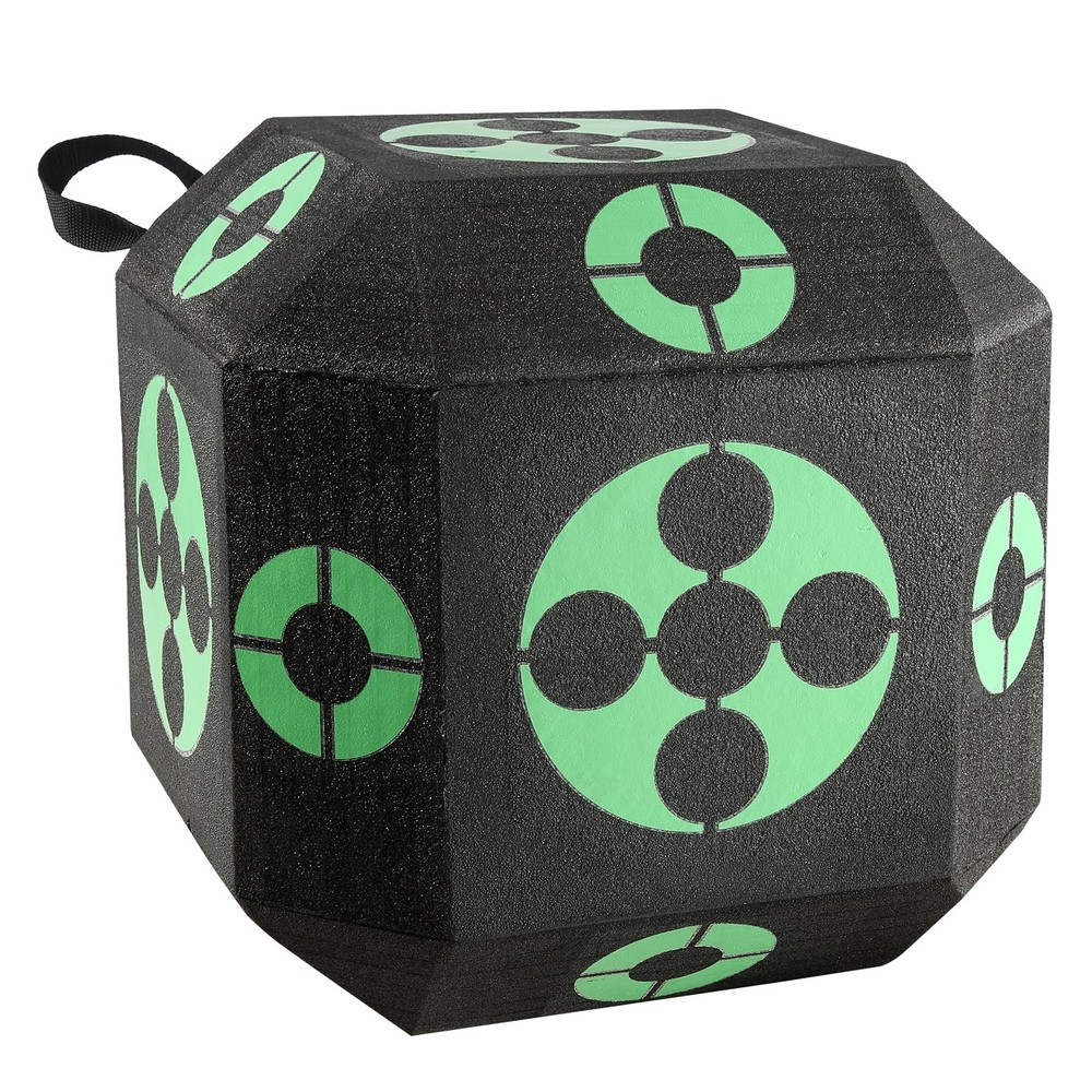 VEVOR Archery Target Block, 15"x15" All-Side Block Black