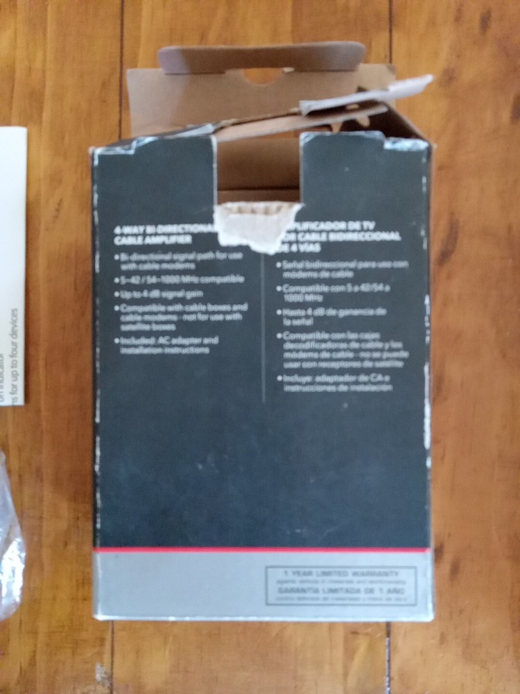 Rocketfish RF-G1179 Bidirectional Mini Drop Amplifier - Silver