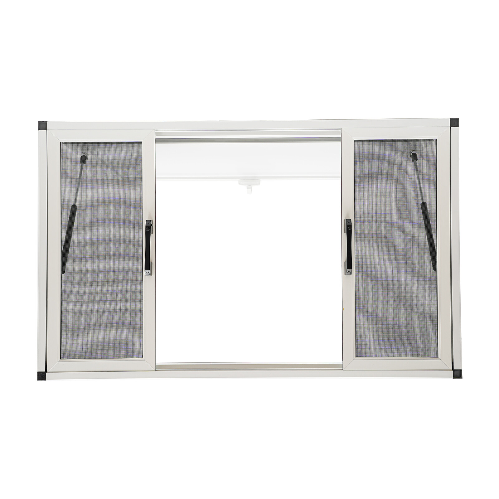 Concession Stand Truck Food Serving Window w/ Awning Sliding Screen 36/45/48/50"