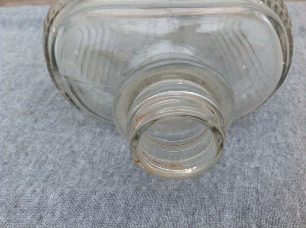 Guild Wine Embossed Glass Bottle