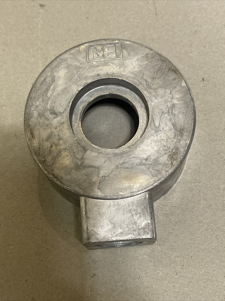 HOUSING BLOCK ONLY for BEI Sensors Optical Incremental Encoder Silver 01070-156