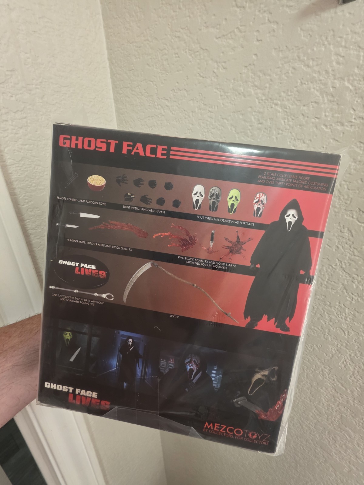 Ghostface Lives Scream One:12 Collective Action Figure SEALED NEW ! Ghost Face