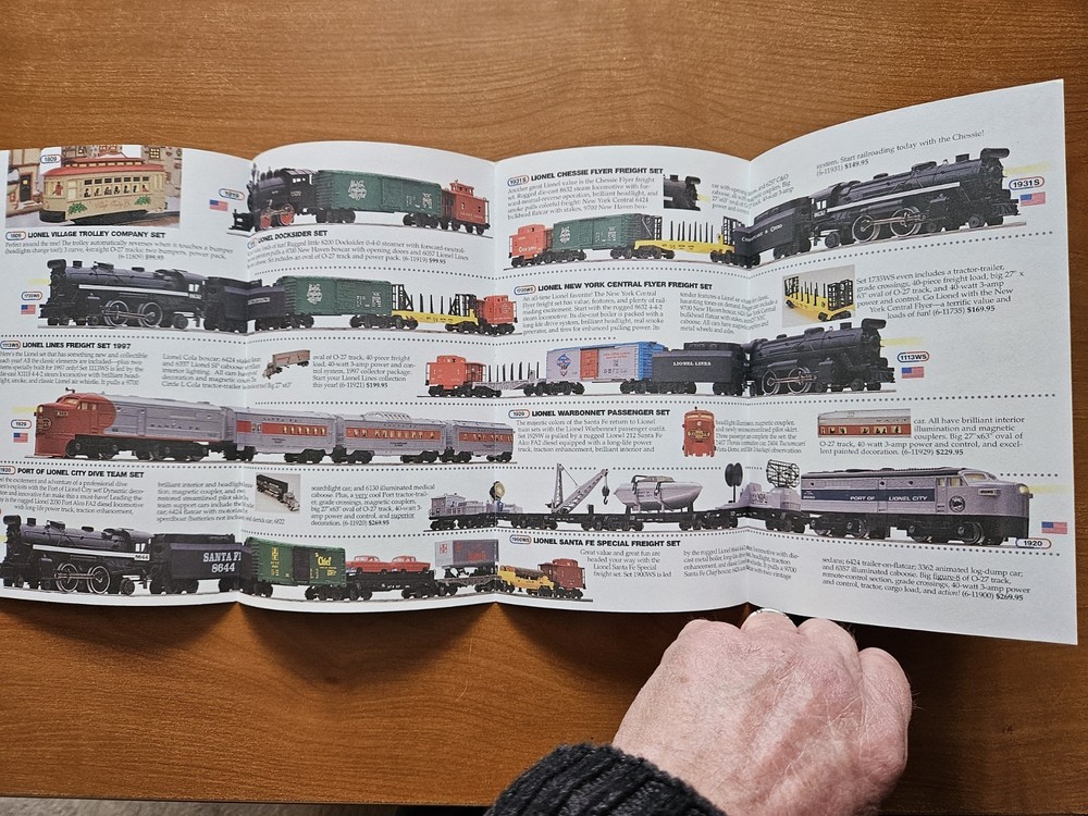 Lionel Train Sets 1996 Brochure