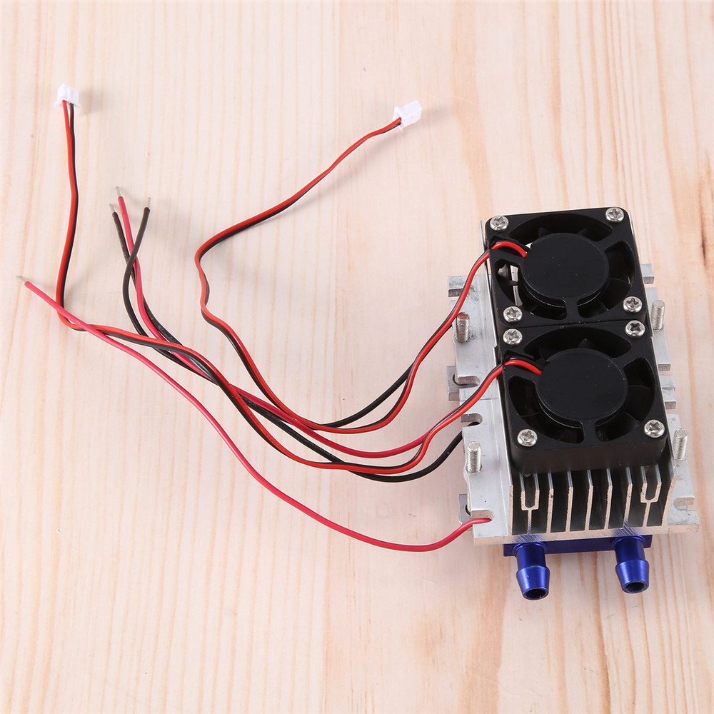 12V Semiconductor A/C Cooling System DIY Kit Thermoelectric Peltier-K8673-