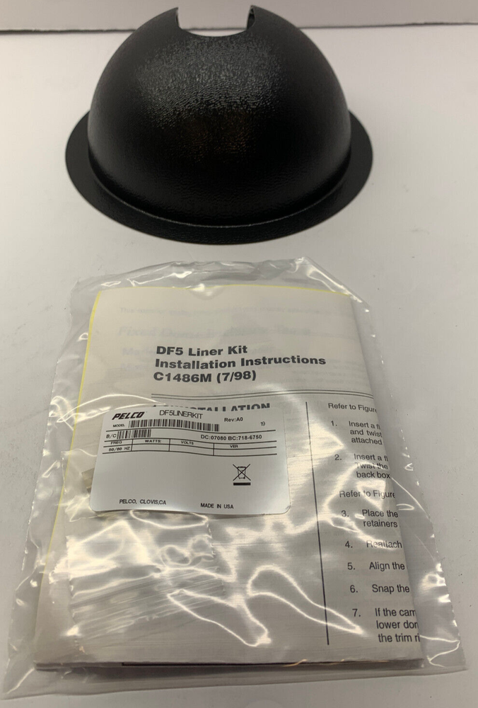 Pelco DF5 Liner Kit - DF5LINERKIT