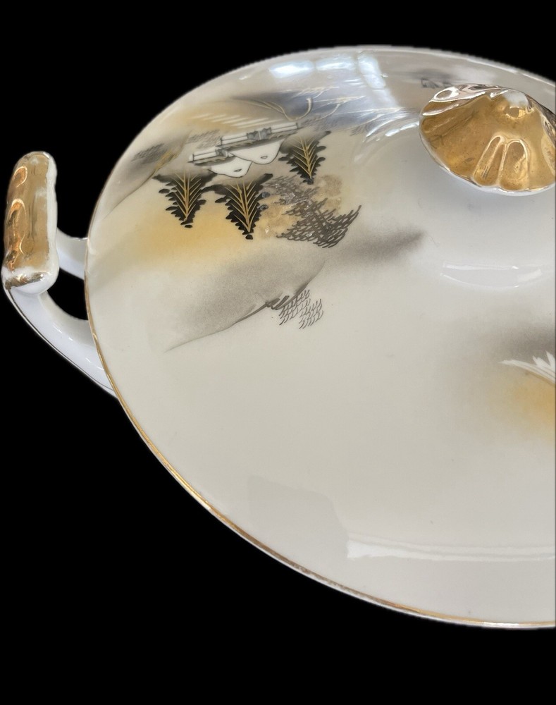 Vintage Kutani Serving Bowl