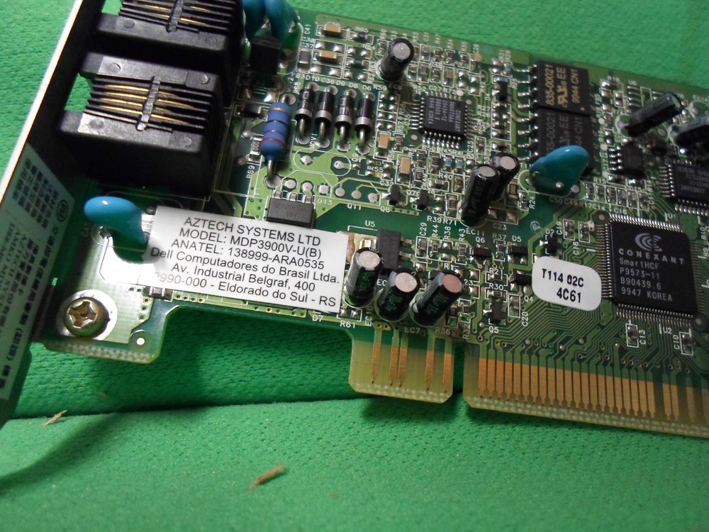 Aztech model MDP3900V-U (B) Internal Modem from working Tower Computer