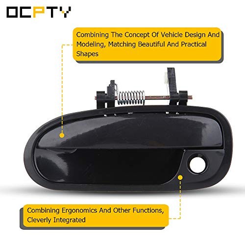 Door Handle Exterior Front Driver Left Side Replacement fit 1996-2000 for