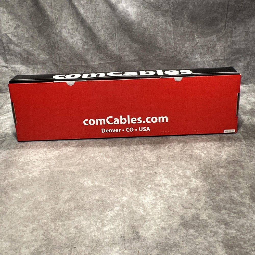 ComCables Cat 5E Patch Panel 48 Port PP-C5E-48 2U Rack Mount Black RJ45