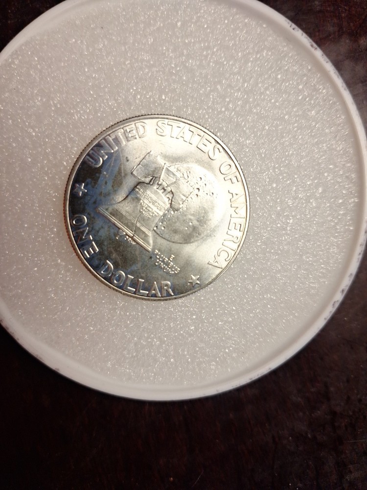 #08-1976 S Proof Eisenhower Bicentennial “Ike Silver Dollar” type 2 Silver