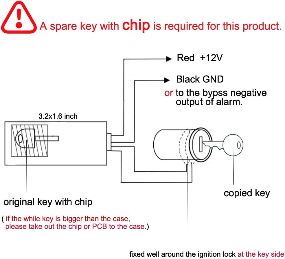 Car Immobilizer Transponder Bypass Module Chip Key Required