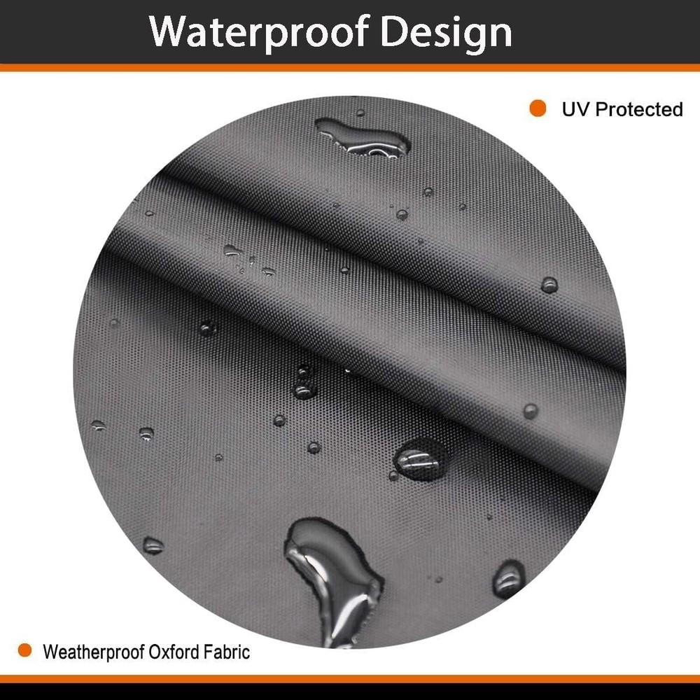 Durable Heavy-Duty Rectangular Fire Pit Cover 56x27 - Weather-Resistant Design