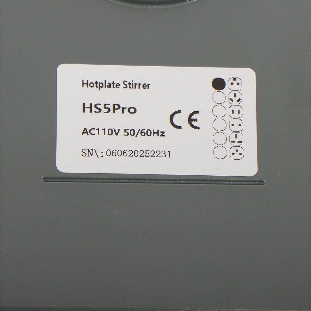 Stirring Hot Plate with Probe Sensor, 3L Capacity, Timing Function 1500RPM