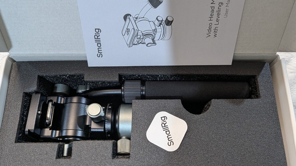 SMALLRIG CH20 VIDEO HEAD WITH LEVELING BASE