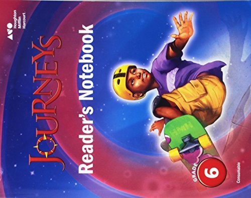 Journeys: Reader's Notebook Grade 6 - Paperback - GOOD