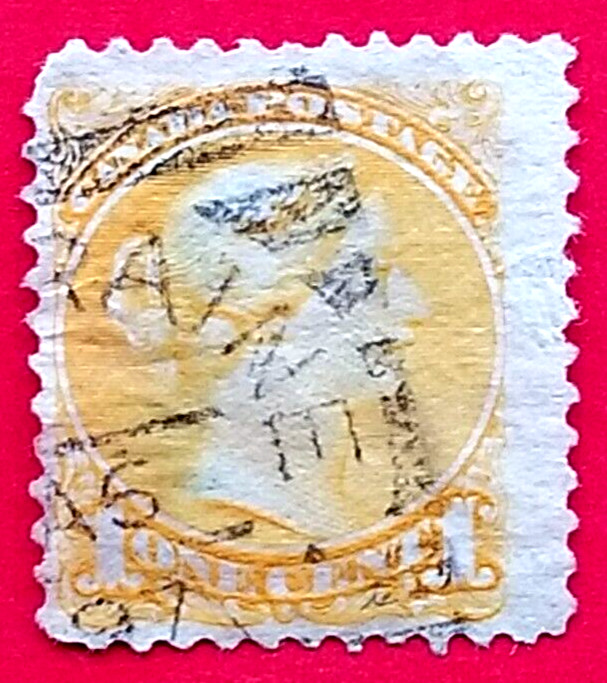 Canada Stamp #35 "Small Queen Issue" Used
