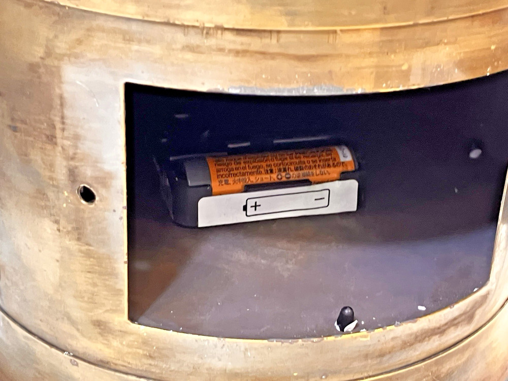 Timeworks Two Sided Nautical Wall Clock Brass Repro