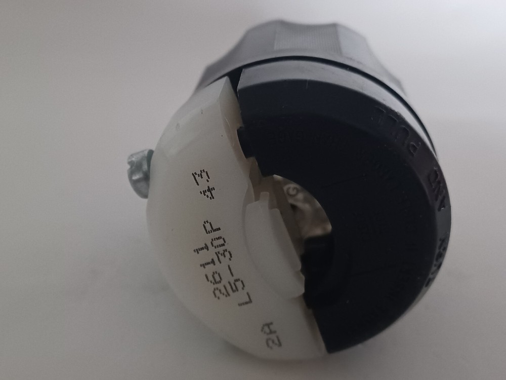 Leviton 2611, 2 Pole 3 Wire Grounding Locking Plug