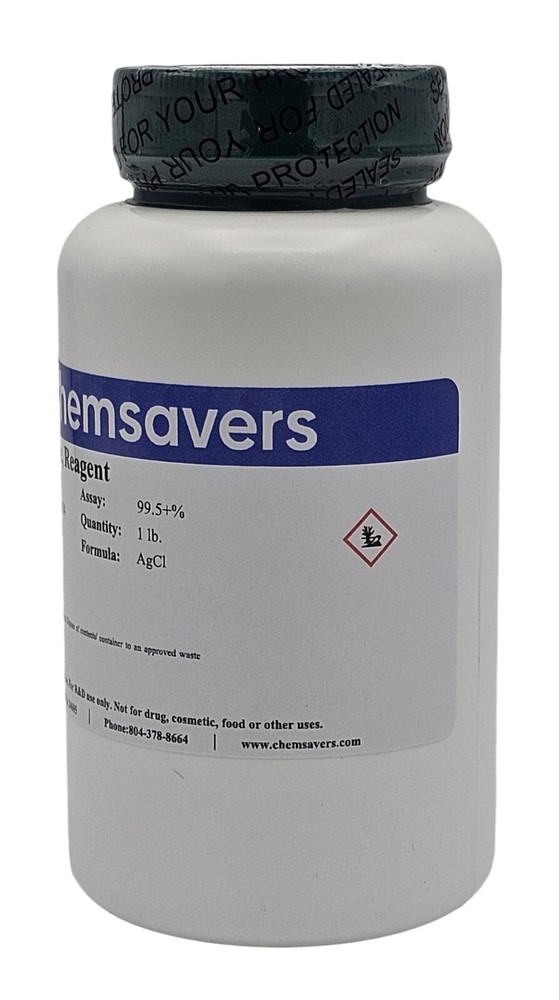 Silver Chloride, Reagent, 99.5+%, 1 lb.