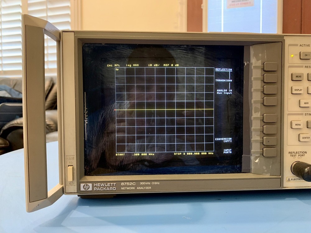 HP 8752C NETWORK ANALYZER 300 kHz-3 GHz