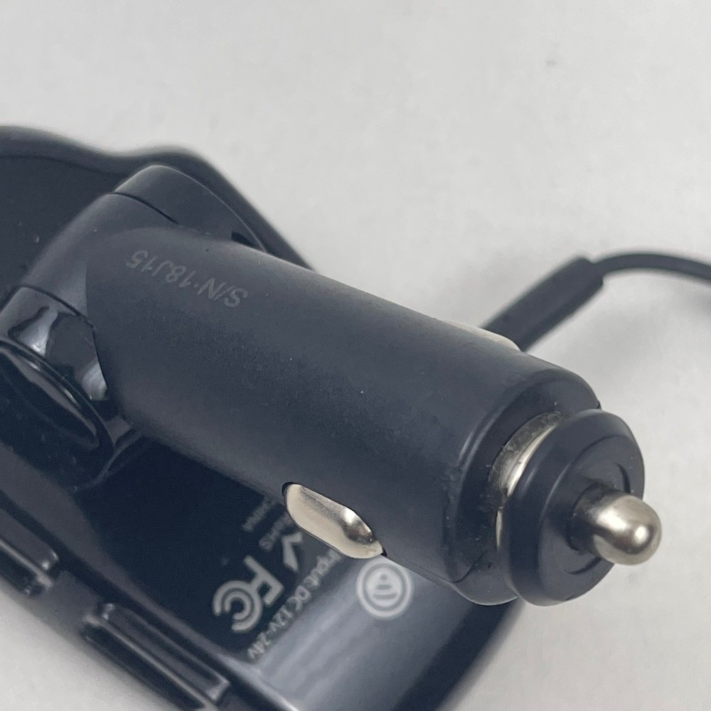 VicTsing T11 Bluetooth FM Transmitter Car Wireless Radio Adapter Dual USB Black