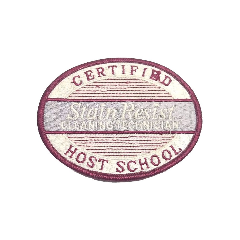 Certified Host Stain Resist Cleaning Technician Company Worker Uniform Patch