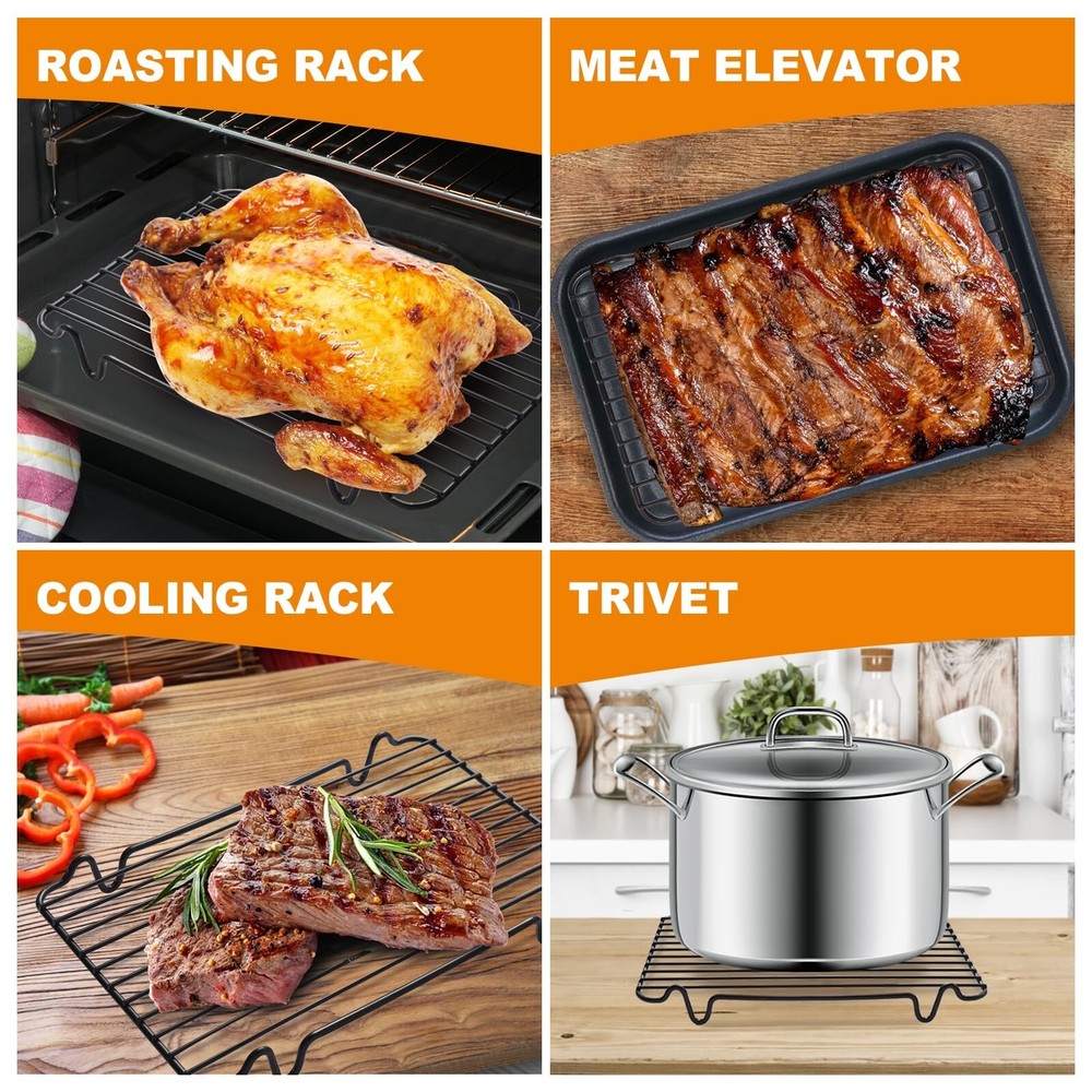 Roasting Rack,Turkey Rack for Roasting Pan,Turkey Roasting Rack Insert for Ov...