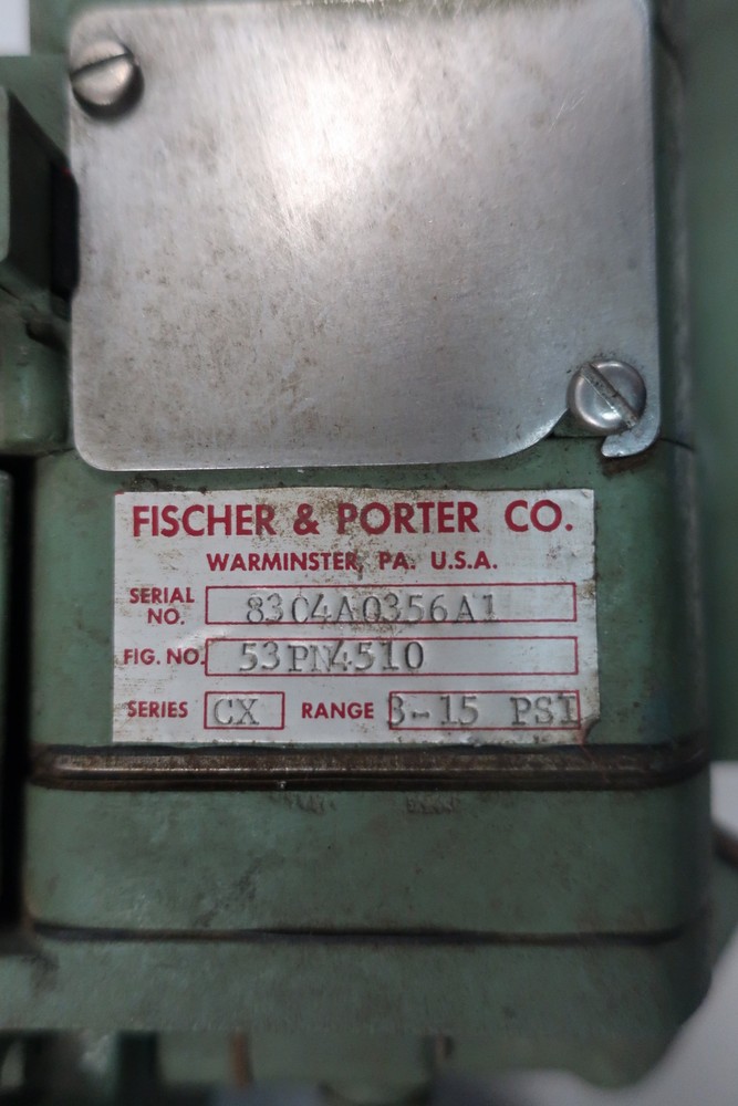 Fischer & Porter 53PN4510 Pneumatic Controller 3-15psi