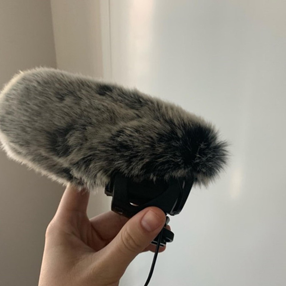 1*Microphone Windscreen Wind Shield Muff Furry Cover for Rode VideoMic Pro+