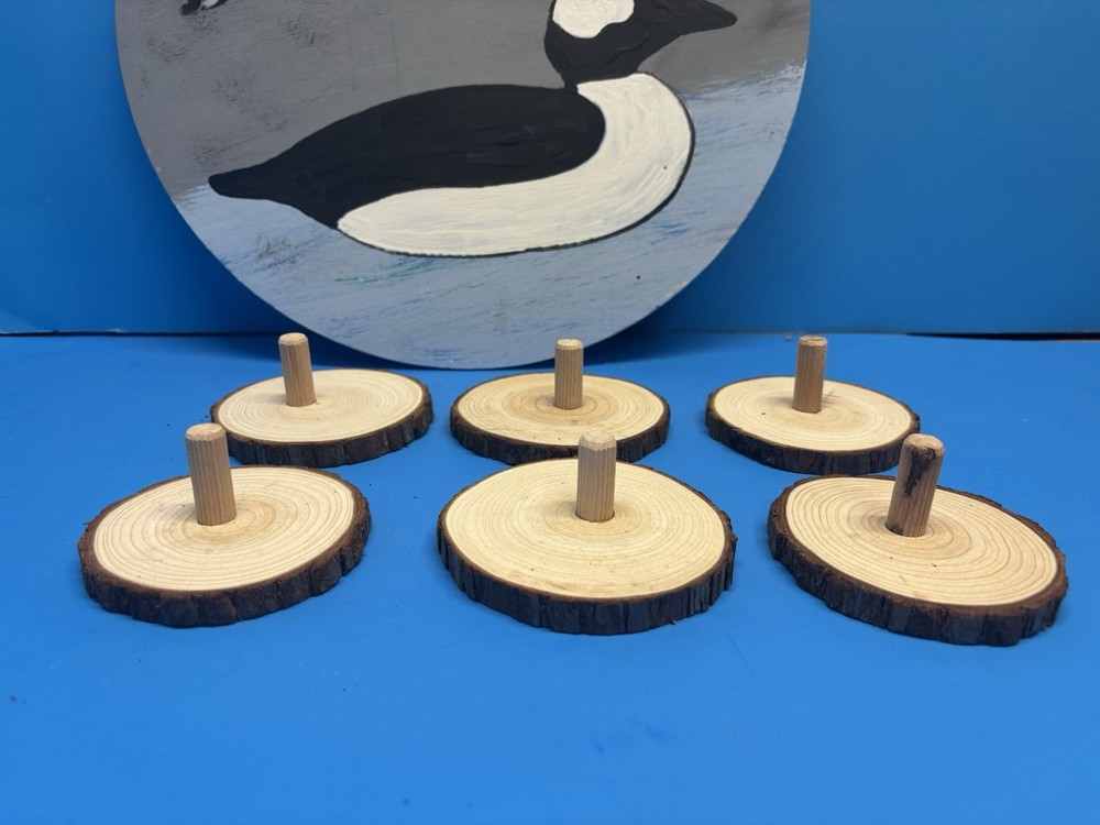 6- Bark Edges Circle Game/ Duck Call Stands D11