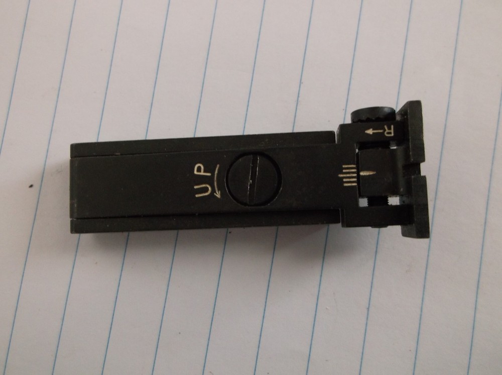 Thompson Center Rear Sight ROUND Barrel Contender Encore Rifle/ Muzzleloader