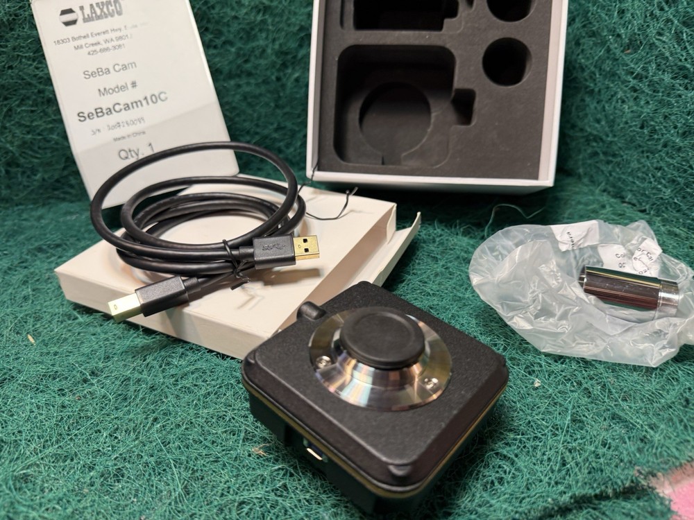 LAXCO SEBACAM10C Digital Microscope Camera 10MP CMOS USB3.0