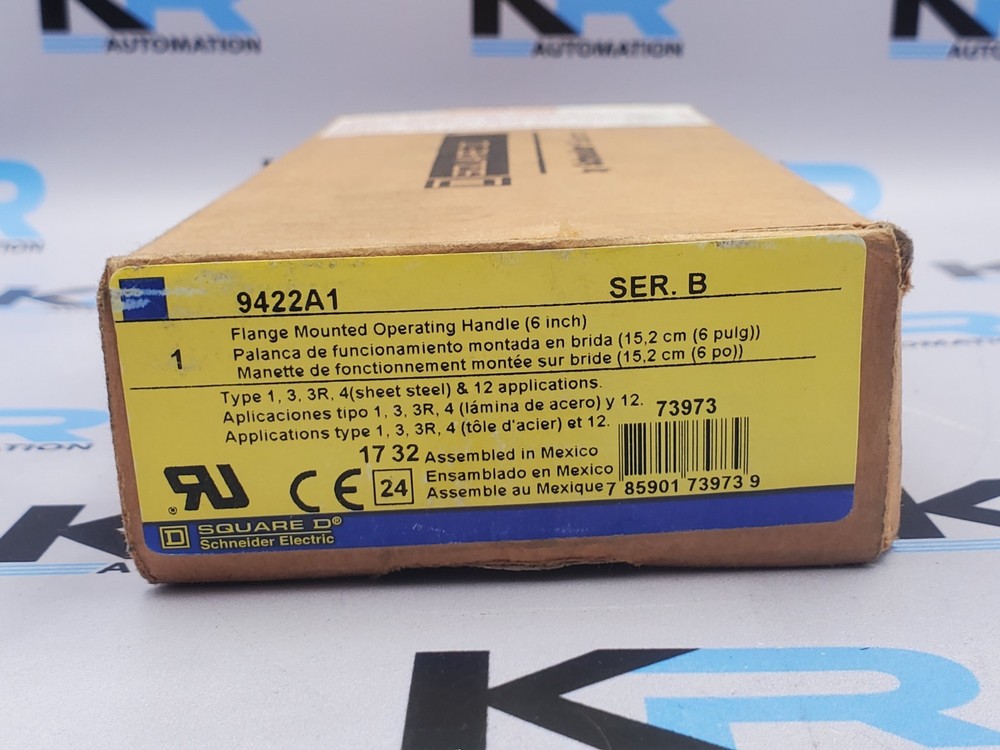 Square D 9422A1 6" Universal Flange Mounted Operating Handle