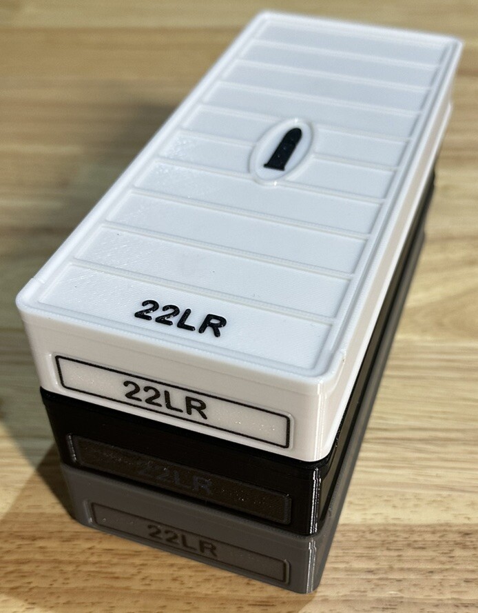 Stackable 22LR Ammo Box 250rd Capacity (3 Pack)