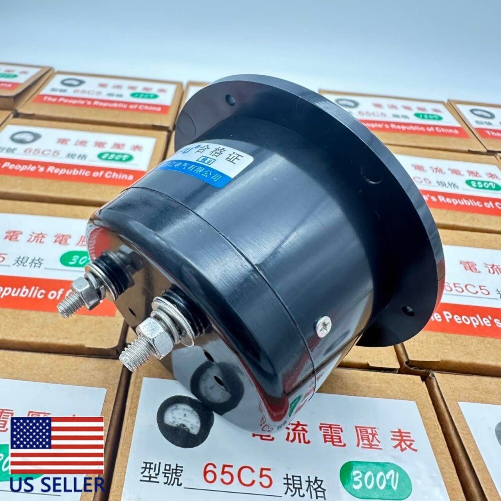 1PC DC 0 ~ 300V Round Analog Volt Pointer Needle Panel Meter Voltmeter