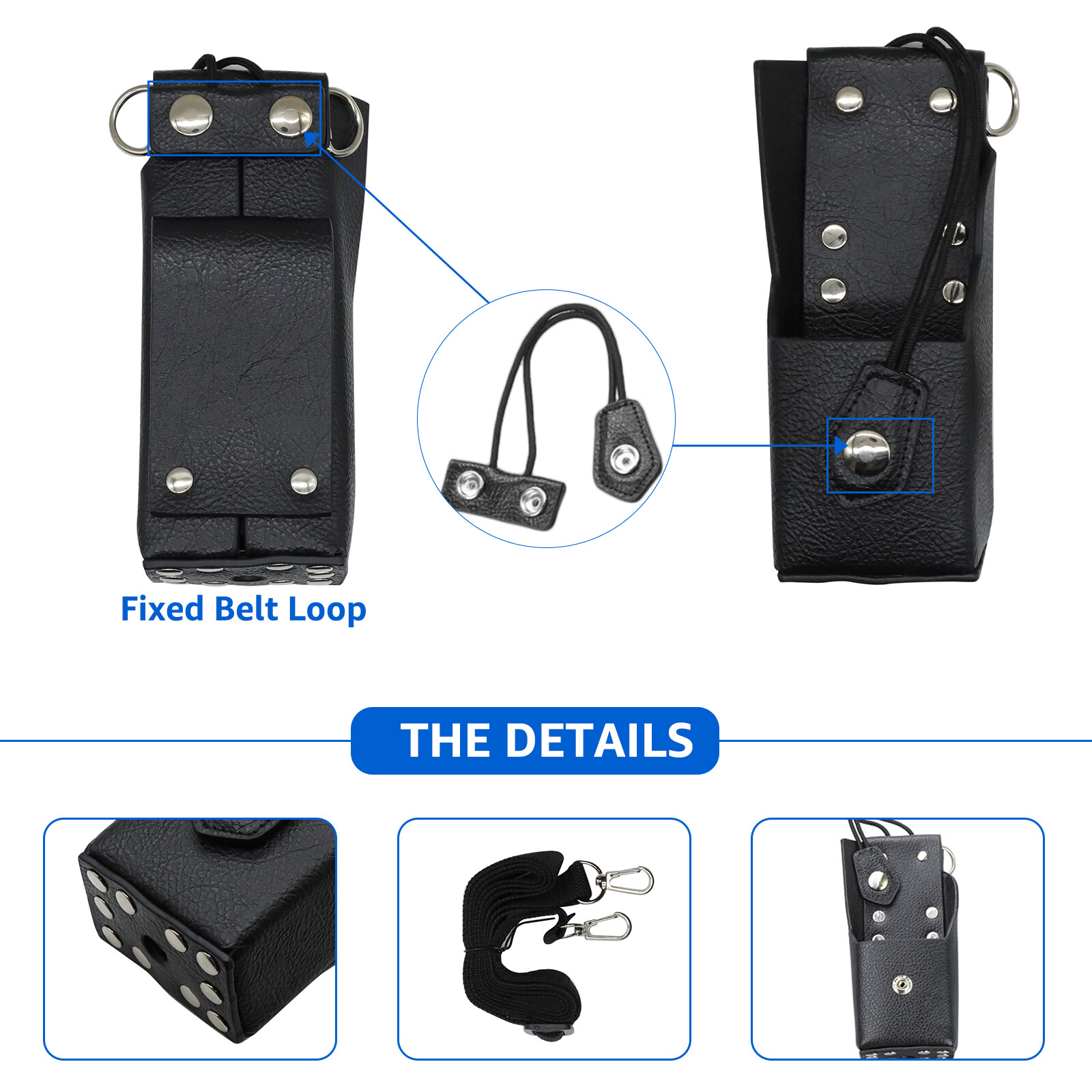 Leather Swivel Holster Case NNTN4115A For Motorola XTS5000 XTS1500 XTS2500 Radio