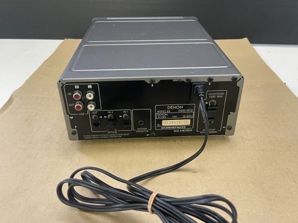 DENON DMD-M10 Mini Disk MD Recorder Player MD Deck Player w/ RC USED #265